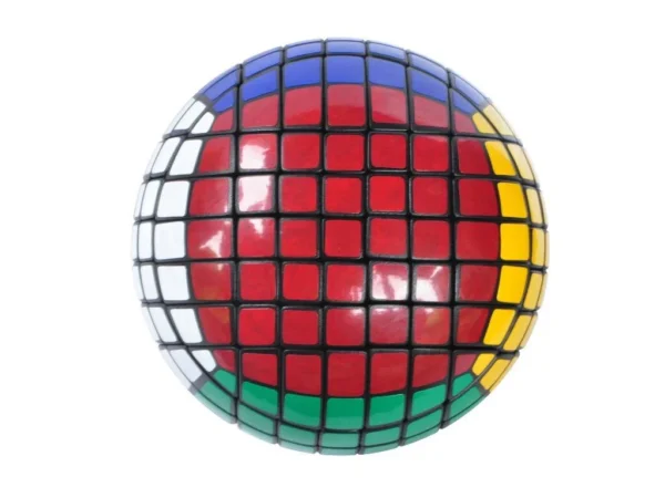 Spherical 7x7x7 Cube